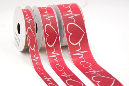 Valentinstags Herzschläge Jacquardband_AI-KN